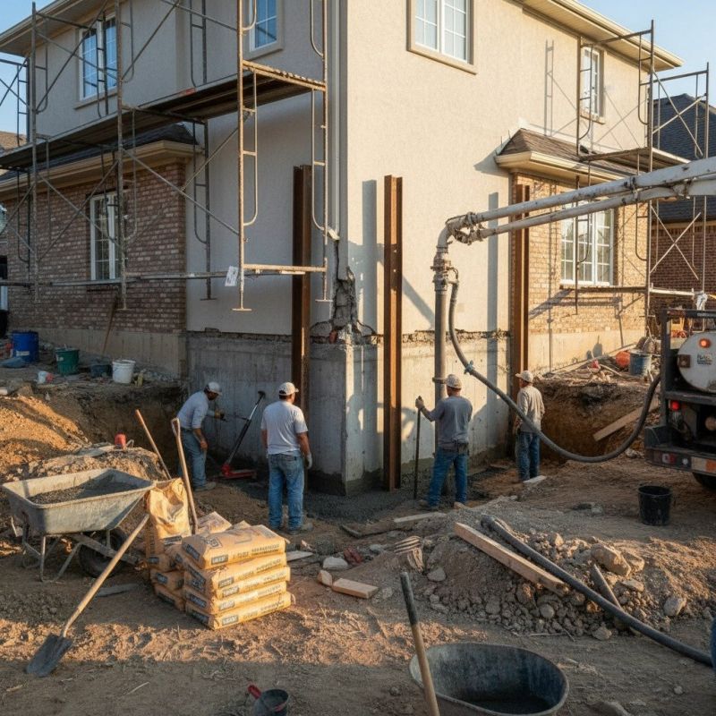 Concrete Foundation Pouring